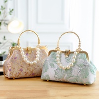 Damen Mode Cheongsam-Tasche Frauen Perlen Abendtasche mit Klemmverschluss 2026
