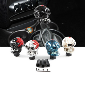 JDM Racing Pomo Para Autos Car Manual Resin Skull Lever Palanca Craneo <strong>Shifter</strong> Stick Carved Head Gear Shift Knob <strong>Automatic</strong> - Product Image 1