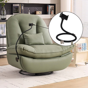 Thuận tiện kim loại điện thoại di động chủ cố định trên ghế sofa điện Sofa lười biếng phụ kiện Hose Silicone Tablet chủ - Product Image 1