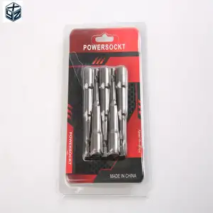 Good Quality CRV Material 1/4'' 65MM 5pcs Bubble Shell Packaging Strong Magnetic Nut Driver Set