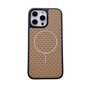 Gran oferta de fundas de teléfono magnéticas Electrop de lujo para iPhone 16 Pro Max 15 <span class=keywords><strong>14</strong></span> Protector de pantalla PC PU cuero OPP bolsa de embalaje - Product Image 1