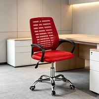 Tissu de chaise d'ordinateur de bureau moderne rotatif ergonomique confortable à hauteur réglable de haute qualité
