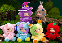En gros, figurines en peluche et vinyle mignonnes, breloques de sac, série de personnages animaux Nezha et Loup-garou assortis, pour boutiques de cadeaux et cadeaux de fête