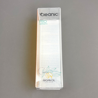 Boîte d'emballage de produit en plastique PVC PET transparent pliable de petite taille avec impression personnalisée