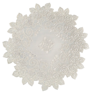 Vàng Kim Loại PVC Hoa Vòng Nhựa Tablemat Nhiệt & Chống Thấm Nước Chống Placemat Cho Bàn Ăn Trang Trí Thảm & Miếng Đệm - Product Image 2