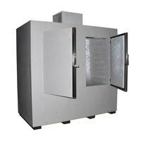 Al Aire Libre 2 puertas sólidas vertical personalizado comercial aislado Merchandiser Ice Bin
