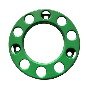 Pièces de carrosserie de camion de haute qualité, cache-moyeu de roue de camion rouge, jaune, bleu, gris, vert, 22,5 pouces, 430 mm, universel pour camions - Product Image 4