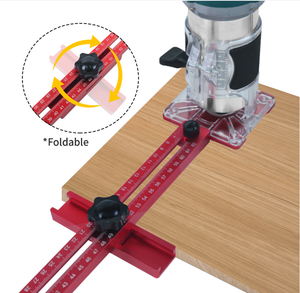 Imbot điều chỉnh vòng tròn cắt hướng dẫn hợp kim nhôm phay Jig cho vòng tròn gỗ hoàn hảo - Product Image 4
