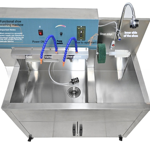 Máquina Eléctrica de Acero Inoxidable Semiautomática para Lavar y Secar Zapatos <span class=keywords><strong>con</strong></span> Secadora, Equipo de Limpieza Personalizado - Product Image 4