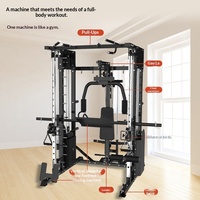Rack de Squat Polyvalent et Équipement d'Entraînement Combiné Smith pour Salle de Sport Commerciale avec Système d'Entraînement Intégré Flybird Bench Press