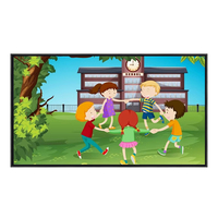 Pizarra Interactiva Inteligente con Pantalla LCD Multitáctil 4K Android Window OPS para Educación