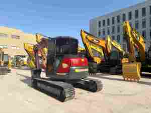 Miniexcavadora Yanmar ViO80 usada de 8 toneladas, excavadora hidráulica original sobre orugas, máquina de construcción en buen estado, Vio85 en venta. - Product Image 2