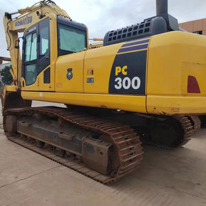Excavadora Komatsu PC300 de 30 toneladas, maquinaria de movimiento de tierras de segunda mano con motor de componente de núcleo de potencia fuerte, venta en Shanghai - Product Image 1