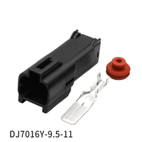 Connecteur Automobile Étanche 1 Broche MG643800-5, Fiche Mâle avec Joint en Caoutchouc Scellé, Remplacement pour Faisceau de Câbles MG613801-5