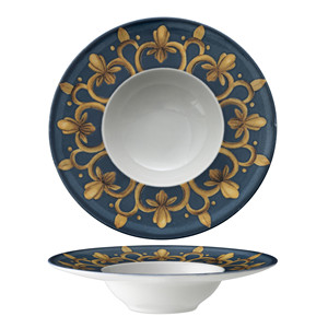 Bol à pâtes Royal Print 27,5 cm Intérieur 14,5 Napoli Saturnia - Product Image 1