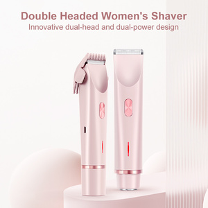 Maquinillas de afeitar eléctricas 2 en 1 para <span class=keywords><strong>mujer</strong></span>, resistentes al agua, sin dolor, <span class=keywords><strong>recortadora</strong></span> de Bikini, afeitadoras faciales, depilación corporal para <span class=keywords><strong>mujer</strong></span>, <span class=keywords><strong>recortadora</strong></span> para axilas y piernas - Product Image 6