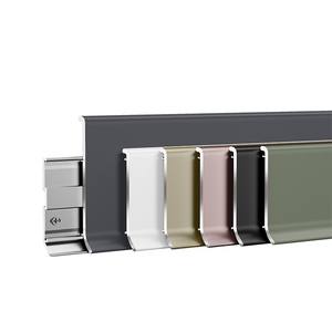 Perfil de Esquina Curvo de Aleación de Aluminio Engrosado para Suelos de Hospital, de Metal, de Instalación Rápida, Acabado Anodizado, Duradero y Fácil de Instalar - Product Image 1