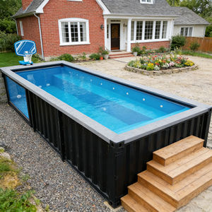 Piscina portátil, piscina exterior, cascada, piscina para patio trasero, venta de piscinas, precios de piscinas - Product Image 4