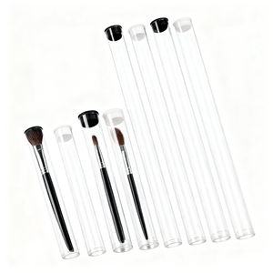 Dayanıklı Şeffaf Silindir Plastik Tüp Şeffaf Ambalaj Silindir Kapak Vidalı Kapak Özelleştirilebilir Gıda Sınıfı - Product Image 2