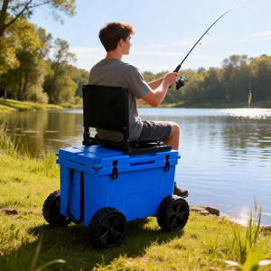 Glacière isotherme rotomoulée en PE de 78 L, personnalisée et moderne, avec rétention de glace de 7 à 10 jours, étanche, pour kayak, <span class=keywords><strong>jet</strong></span> <span class=keywords><strong>ski</strong></span> et utilisation en extérieur - Product Image 1