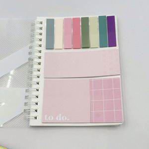 Set de Notas Adhesivas con Índices de Colores Surtidos Compatibles con Archivadores, Patrón Degradado/Surtido (Cuadrícula/Puntos Rayados/Rayas) - Product Image 6