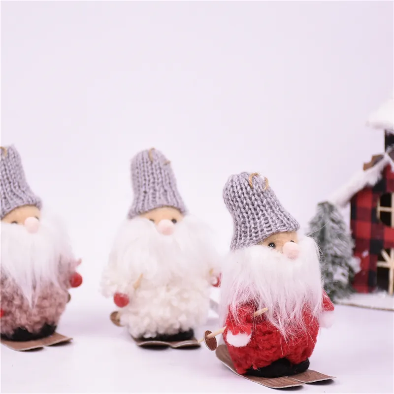 GY BSCI घर की सजावट की आपूर्ति क्रिसमस पेड़ लटकन Muneco डे Navidad सांता क्लॉस गुड़िया