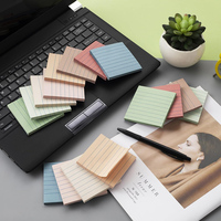 Kreative Minimalistische Selbstklebende Duftende Haftnotizen CMYK-Druck Stark Abziehbar Ohne Spuren Papier Individuelles Farbdesign Memo