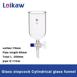 Loikaw实验室玻璃器皿圆筒漏斗带玻璃活塞短杆硼硅酸盐<span class=keywords><strong>3.3</strong></span>玻璃圆筒漏斗 - Product Image 4