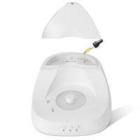 Diffuseur d'arômes et humidificateur portable à ultrasons, alimenté par USB, éclairage LED écologique, fonctionnement silencieux pour la maison et l'hôtel
