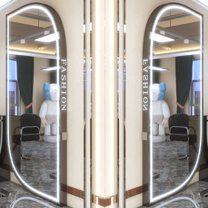 Station de coiffure Double <span class=keywords><strong>face</strong></span> pour Salon de coiffure, <span class=keywords><strong>miroir</strong></span> de meubles, lumière Led, <span class=keywords><strong>miroir</strong></span> en métal pour Salon de coiffure - Product Image 5