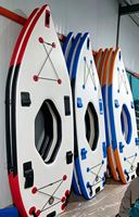 Grandes planches de SUP gonflables avec cadre en plastique, vélo aquatique à double couche en PVC, rangement facile pour la mer, de la marque Lumark, fabriquées en Chine