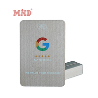 Présentoir Google Review NFC Support en bois personnalisé Code QR vierge