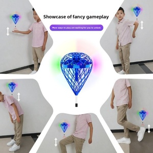 Llavero Volador con Bola, Juguete Interactivo de Plástico para Jóvenes, Éxito de Ventas Transfronterizo, con Función de Rebote en la Palma, Rodamiento y Giro - Product Image 3
