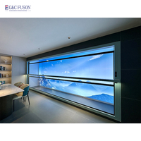 Fuson Factory Vente en gros Fenêtre à guillotine double en aluminium de style américain Fenêtre coulissante verticale à levage
