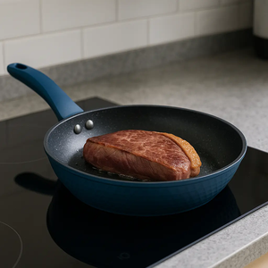 Hot Sale Modern Metal Detachable Handles Clear Glass Lids 7 Piece Ceramic Non-Stick Induction Ready Dishwasher Safe Cookware Set - Product Image 6