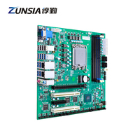 USB 17 COM 10 SATA3.0 4 RJ45 2 PCI X86 Carte mère industrielle Micro ATX Intel 12e/13e génération LGA 1700 H610 H670 Q670 CPU avec RAM