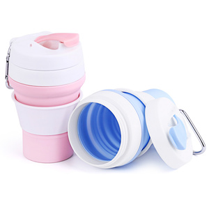 Folding and Portable Custom <b>Reusable</b> Kids Silicone <b>Coffee</b> <b>Cups</b> Manufacturers - Product Image 5