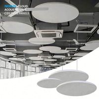 Panneaux acoustiques suspendus décoratifs personnalisés, dalles de plafond acoustiques, nuages acoustiques, déflecteurs en feutre, nuages acoustiques pour plafond
