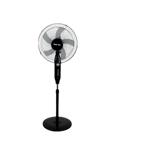 Solar Powered Pedestal <b>Fan</b> Oscillating Function 5 Blades Adjustable Height AC Motor <b>Remote</b> <b>Control</b> Energy Efficient Class Quiet - Product Image 1