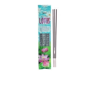 Bâtons d'encens Lotus Rouge Indien Sacré Bathi Darshan avec extrait pur de lotus pour la purification spirituelle - Product Image 1