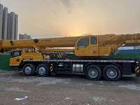 Grue mobile sur camion de 70 tonnes QY70K5D avec flèche fixe de 9,5 m à 16 m, machinerie de levage pour la construction