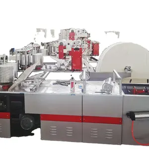 Automatic L Folding Napkin Tissue Paper Serviette Embossing Making Machine