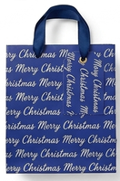 Papier d'emballage recyclable bleu royal Joyeux Noël 80 g/m² Ensemble d'emballage cadeau Sacs cadeaux Cartes de vœux Étiquettes suspendues