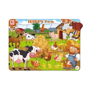 Rompecabezas de Dibujos Animados Personalizado de Marco Pequeño de 16, <span class=keywords><strong>24</strong></span>, 48 <span class=keywords><strong>Piezas</strong></span>, Juego de Rompecabezas Infantil Económico en Inventario - Product Image 4