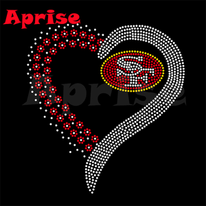 ลายปักติดเสื้อแบบรีดร้อนลายหัวใจบัฟฟาโล ขายส่ง ออกแบบลายปักติดเสื้อแบบรีดร้อนตามสั่งจากโรงงาน - Product Image 2