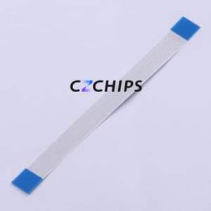 JS10A-08P-100-4-8 FFC Cable (Flexible Flat Cable) P=1mm Connector 8P 1mm 0.3mm Non-Inverting - Product Image 2