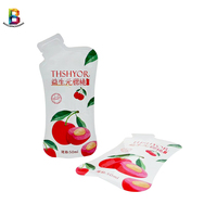 Sachet de rétortification en forme de bouteille, forme irrégulière personnalisée, pour l'emballage de liquides