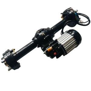 Modifiye 80CM motosiklet elektrik iletim 48V 1200W Motor üç tekerlekli bisiklet arka aks Axel diferansiyel şanzıman ile iki tekerlek