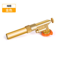 Pistolet à flamme en cuivre portable, chalumeau au gaz butane, construction en plastique, chalumeau pour le camping en plein air, le soudage, le chauffage, les briquets de cuisine