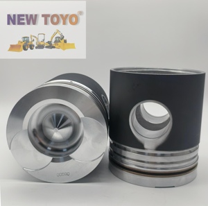 New <span class=keywords><strong>Toyo</strong></span> <span class=keywords><strong>Piston</strong></span> 65.02501-0222b 65.02501-00590 cho doosan Daewoo DE12 động cơ diesel phụ tùng doosan bộ phận - Product Image 5